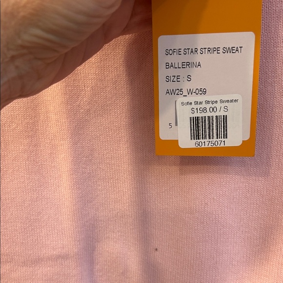 Pink Star Crew Neck Sweater - Picture 2 of 5